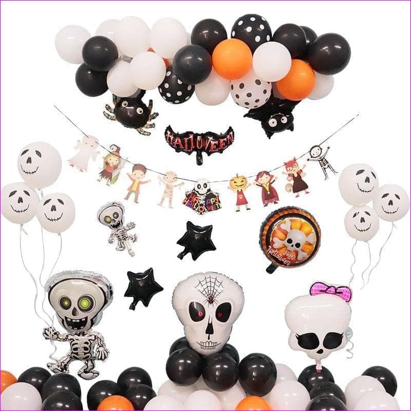 Skeleton - Halloween Balloon Bunch - Halloween Decoration at TFC&H Co.