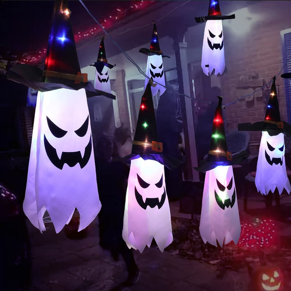 Halloween Ghost Light String - Halloween LED Light String at TFC&H Co.