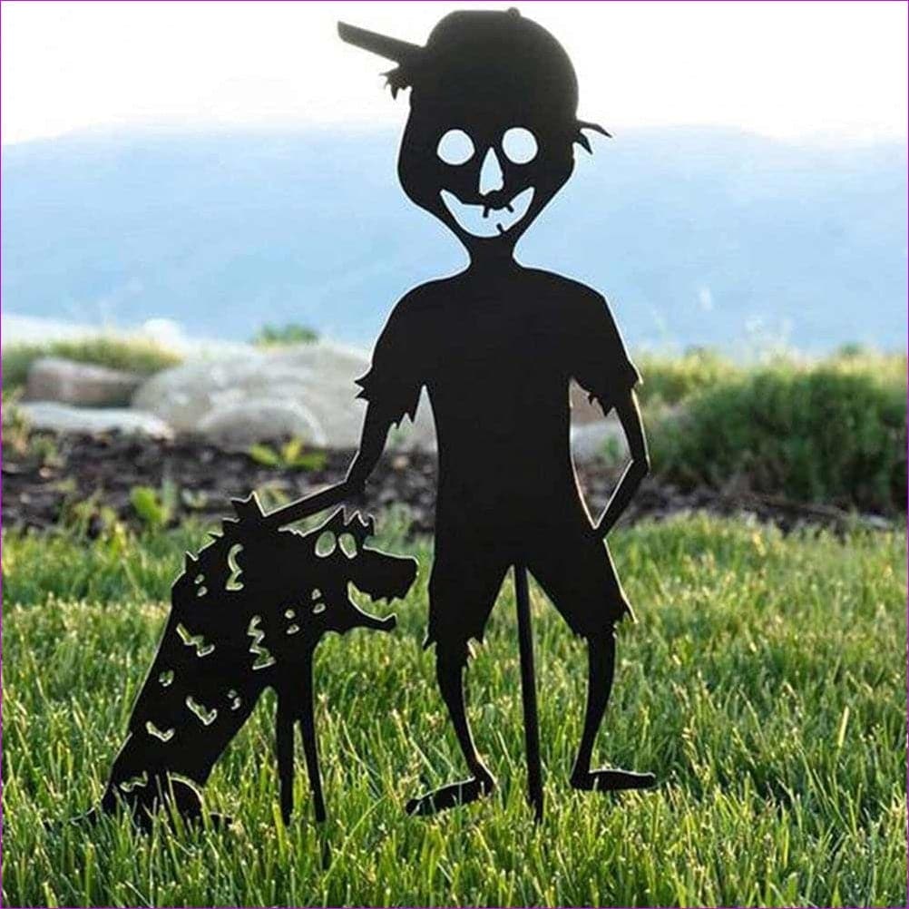 Steel Zombie Trick or Treat Kids Yard and Garden popular Decor