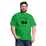 bright green - Happy Thanksgiving Unisex Classic T-Shirt - Unisex Classic T-Shirt | Fruit of the Loom 3930 at TFC&H Co.