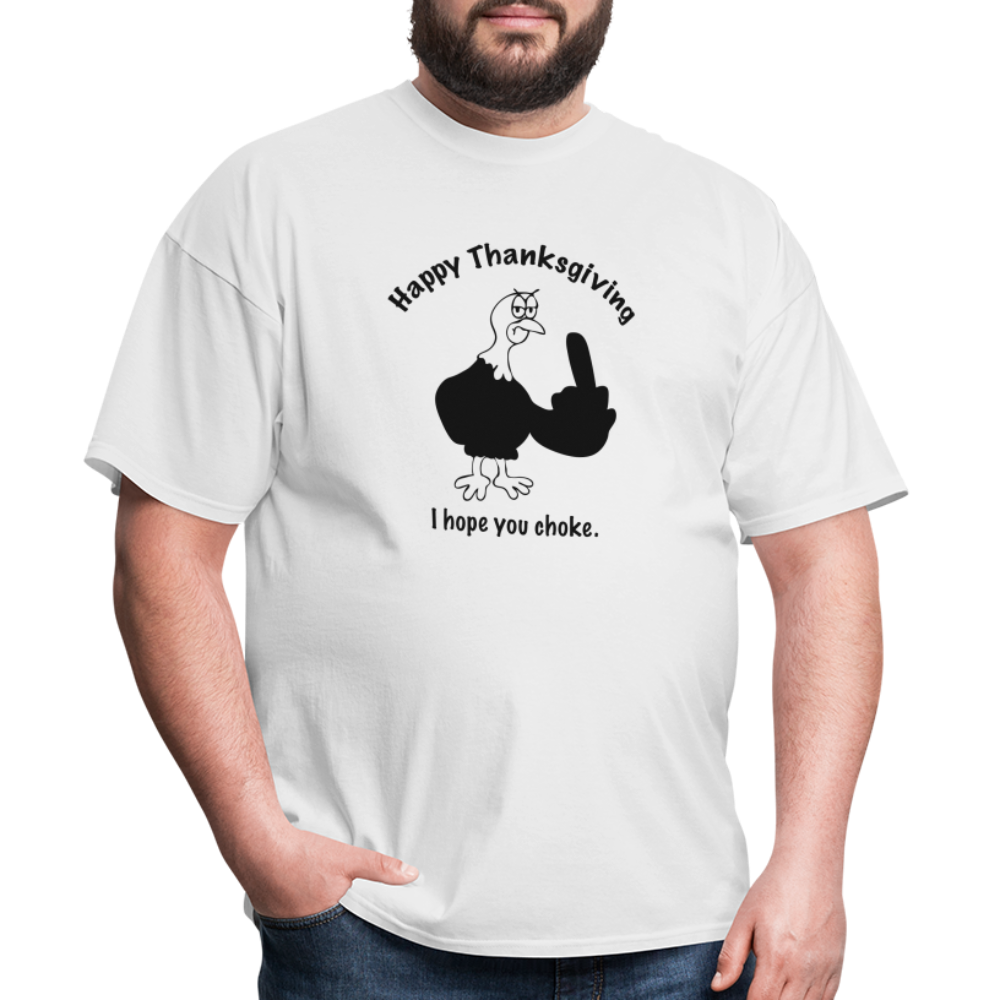 Happy Thanksgiving Unisex Classic T-Shirt - Unisex Classic T-Shirt | Fruit of the Loom 3930 at TFC&H Co.