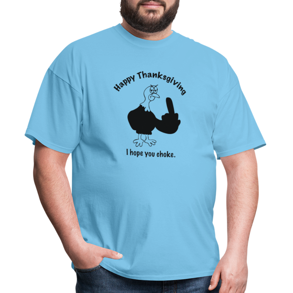 Happy Thanksgiving Unisex Classic T-Shirt - Unisex Classic T-Shirt | Fruit of the Loom 3930 at TFC&H Co.