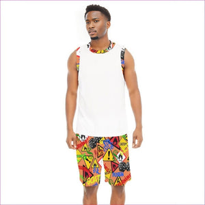 - Hazard Men's Basketball Suit - mens tank top & short set at TFC&H Co.