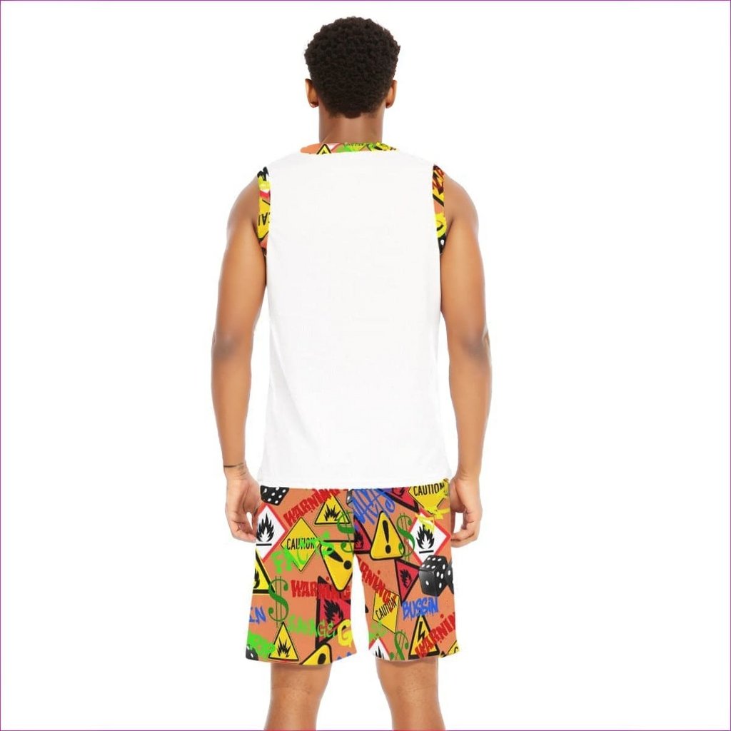 - Hazard Men's Basketball Suit - mens tank top & short set at TFC&H Co.