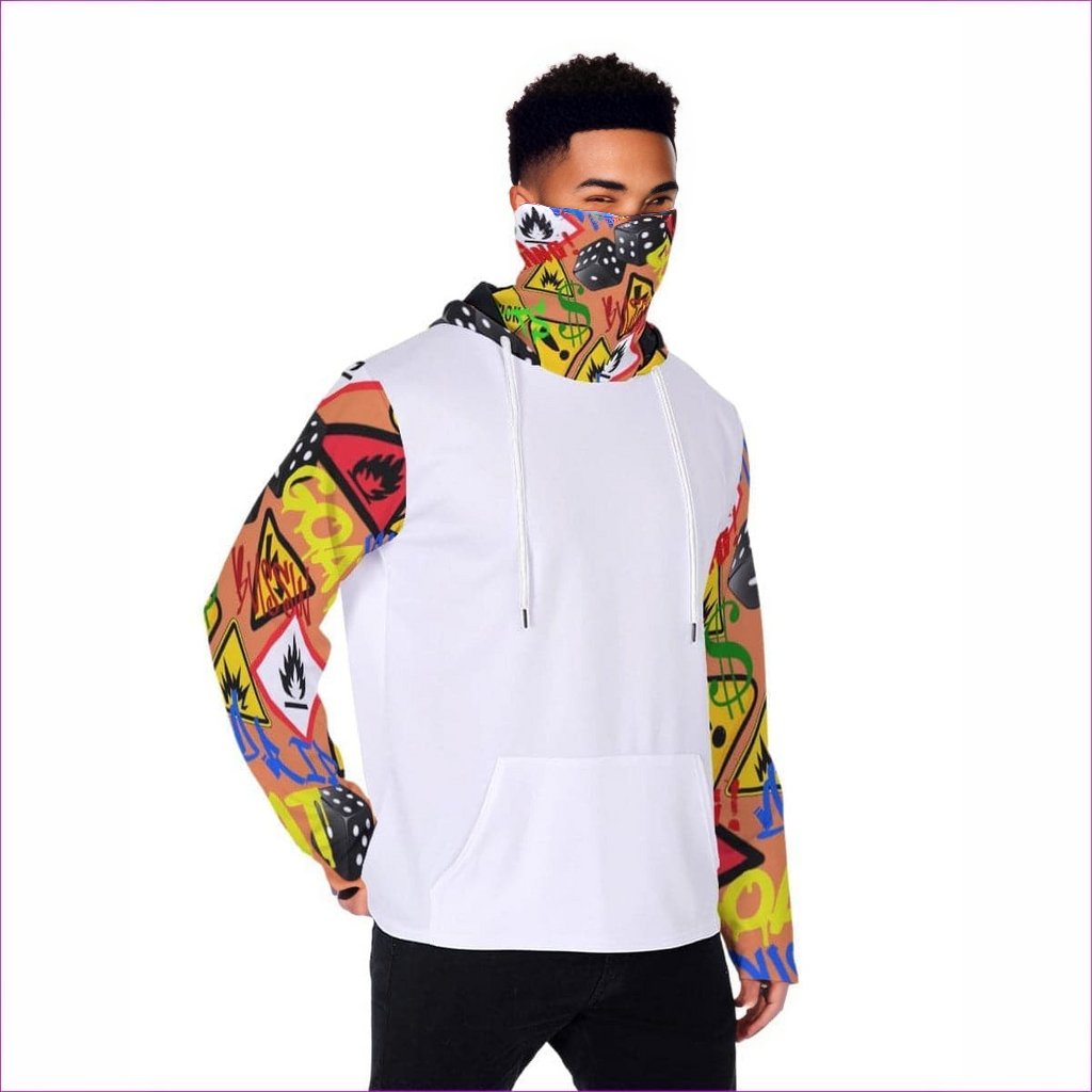 - Hazard Men's Pullover Hoodie With Mask - Mens Hoodies at TFC&H Co.