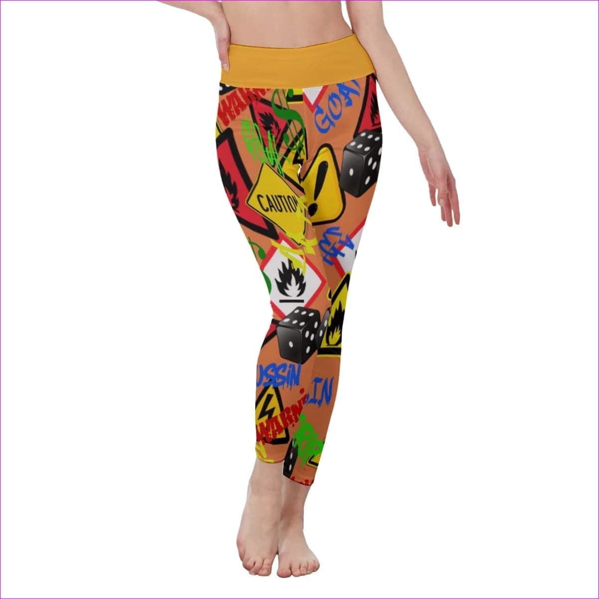 Hazard Womens Casual Leggings - women's leggings at TFC&H Co.