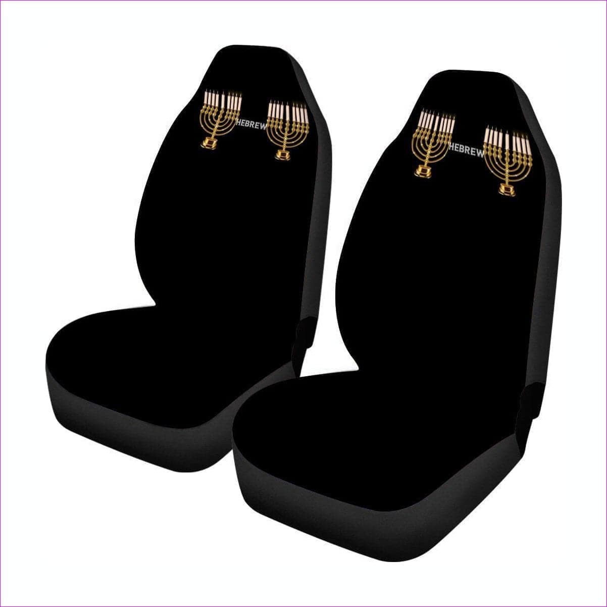 Universal Black Hebrew Universal Car Seat Cover - car seat covers at TFC&H Co.