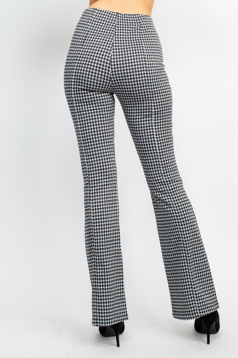 Houndstooth Bell Bottom Pants - Ships from The US - women's pants at TFC&H Co.