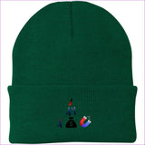 I Am A Money Magnet Knit Cap Athletic Green One Size - I Am A Money Magnet Embroidered Caps & Beanies - Hat at TFC&H Co.