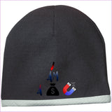 STC15 Performance Knit Cap Black One Size I Am A Money Magnet Embroidered Caps & Beanies - Hat at TFC&H Co.