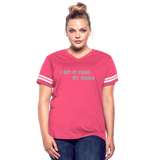 vintage pink/white - I Get it from My Mama Glitz Print Women’s Vintage Sport T-Shirt - Women’s Vintage Sport T-Shirt | LAT 3537 at TFC&H Co.