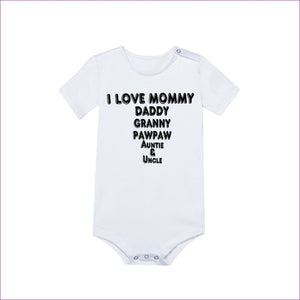 - I Love Baby's Short Sleeve Romper - infant onesie at TFC&H Co.