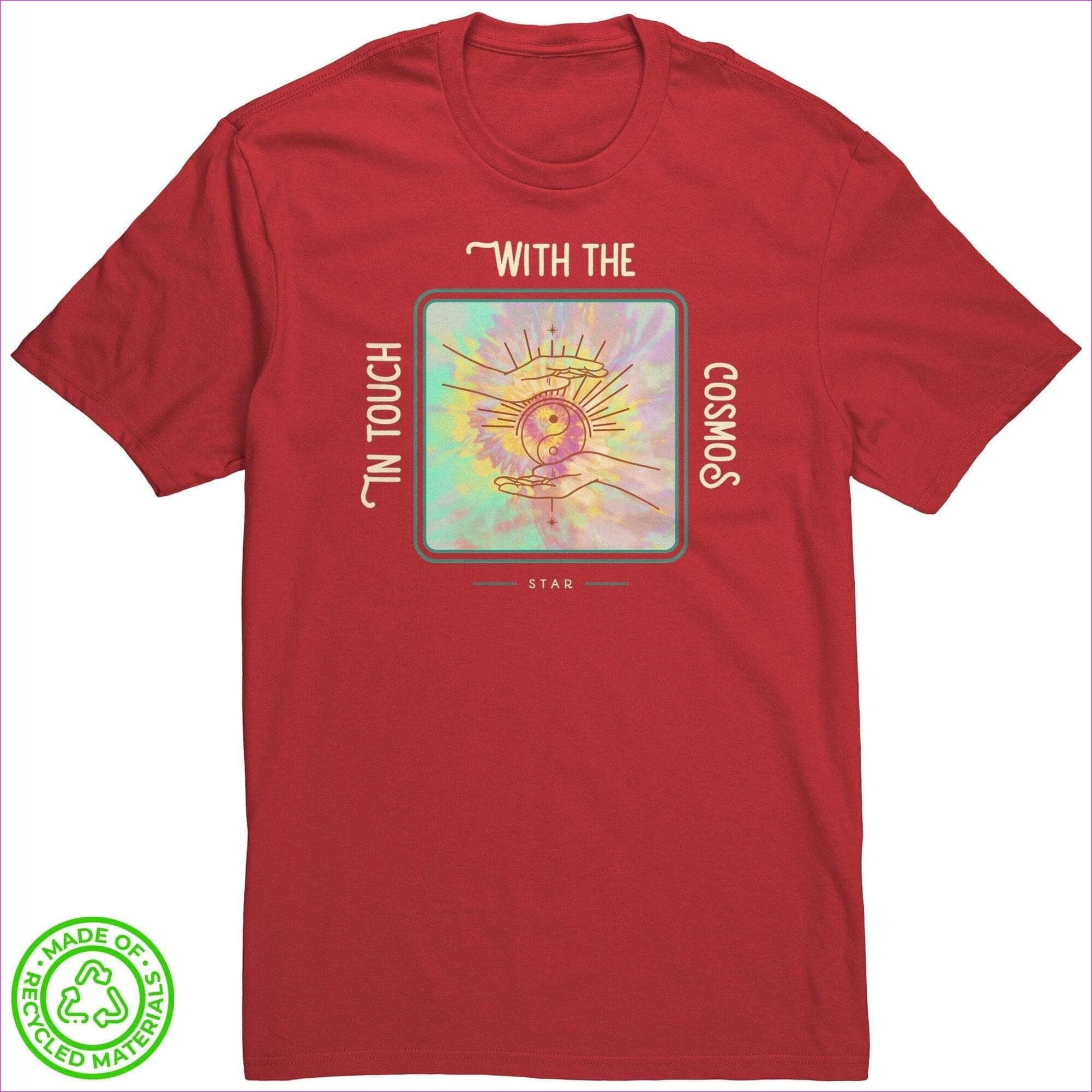 Ruby Red - In Touch Recycled Fabric Unisex Tee - Unisex T-Shirt at TFC&H Co.