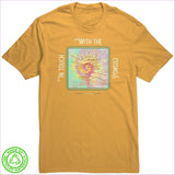 Maize Yellow In Touch Recycled Fabric Unisex Tee - Unisex T-Shirt at TFC&H Co.