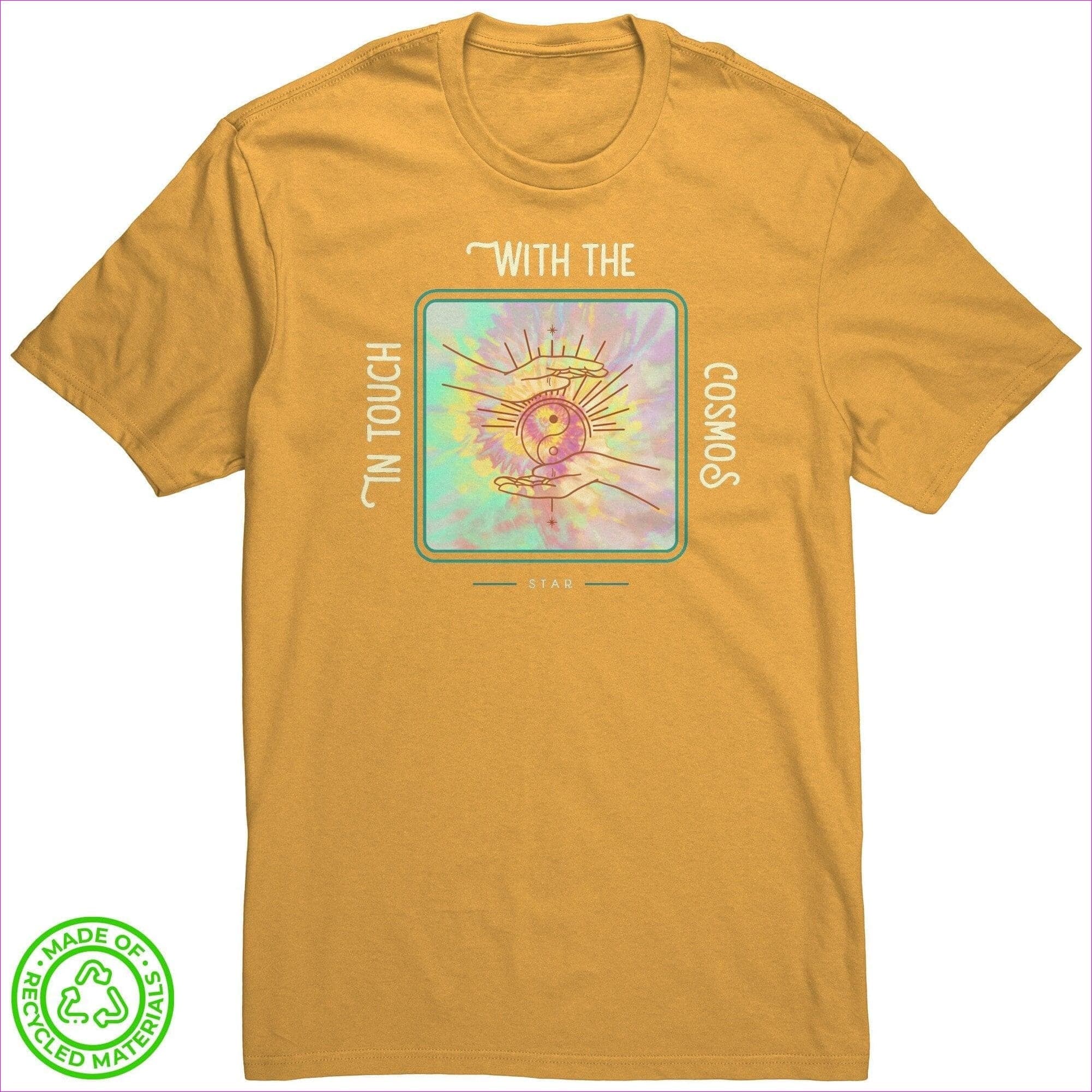 Maize Yellow In Touch Recycled Fabric Unisex Tee - Unisex T-Shirt at TFC&H Co.