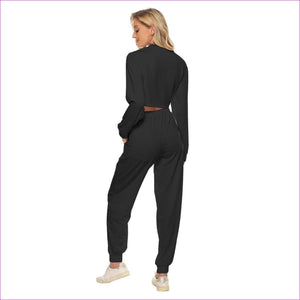 - In Touch Womens Crop Sweatshirt Set - womens crop top & pants at TFC&H Co.