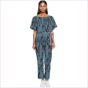 - Intricate Batwing Lightweight Jumpsuit - womens jumpsuit at TFC&H Co.
