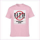 Pink color Introvert Men's Graphic Tee | Cotton - Men's T-Shirt at TFC&H Co.