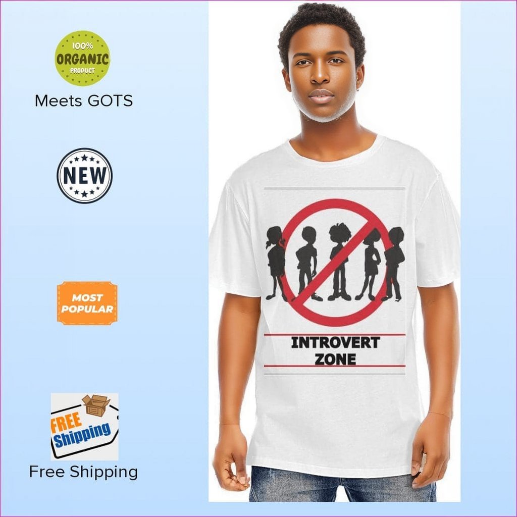 - Introvert Unisex O-neck Graphic T-shirt | 100% Cotton - Unisex T-Shirt at TFC&H Co.