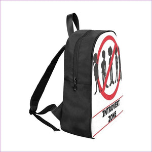 - Introvert Zone Canvas Backpack - Backpacks at TFC&H Co.