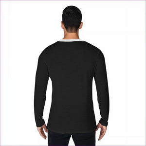 Introvert Zone Men's Long Sleeve T-Shirt - Black - men's t-shirt at TFC&H Co.