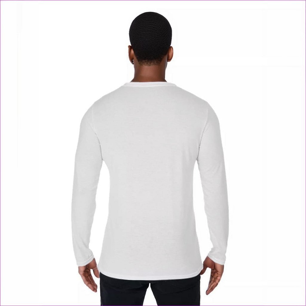 Introvert Zone Men's Long Sleeve T-Shirt - White - men's t-shirt at TFC&H Co.