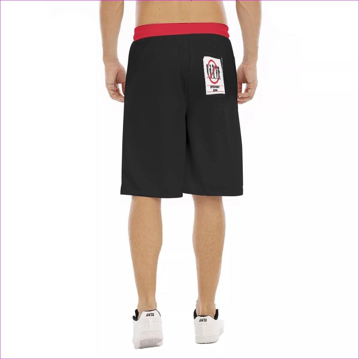 - Introvert Zone Men's Tether Loose Shorts - mens shorts at TFC&H Co.