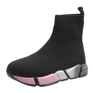 BLACK PINK - Iridescent Platform Ankle Boots - womens boot at TFC&H Co.