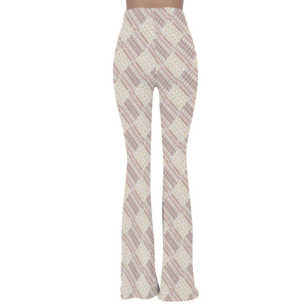 2XL - Ishan Women's Stretch Bell Bottom Flare Pants - womens pants at TFC&H Co.