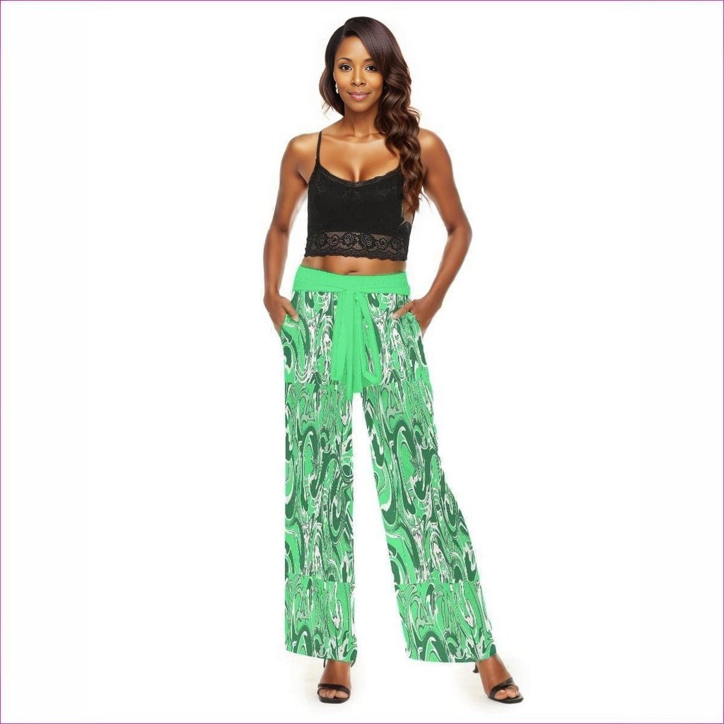 green - Ivy Womens Casual Straight-leg Pants - womens pants at TFC&H Co.