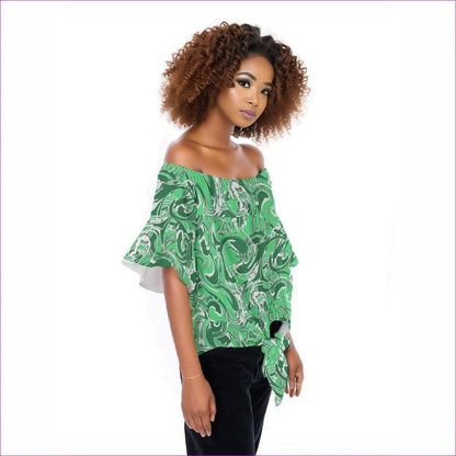 Ivy Womens Off-Shoulder Blouse - women's blouse at TFC&H Co.