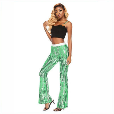 green - Ivy Womens Skinny Flare Pants - womens bottoms at TFC&H Co.