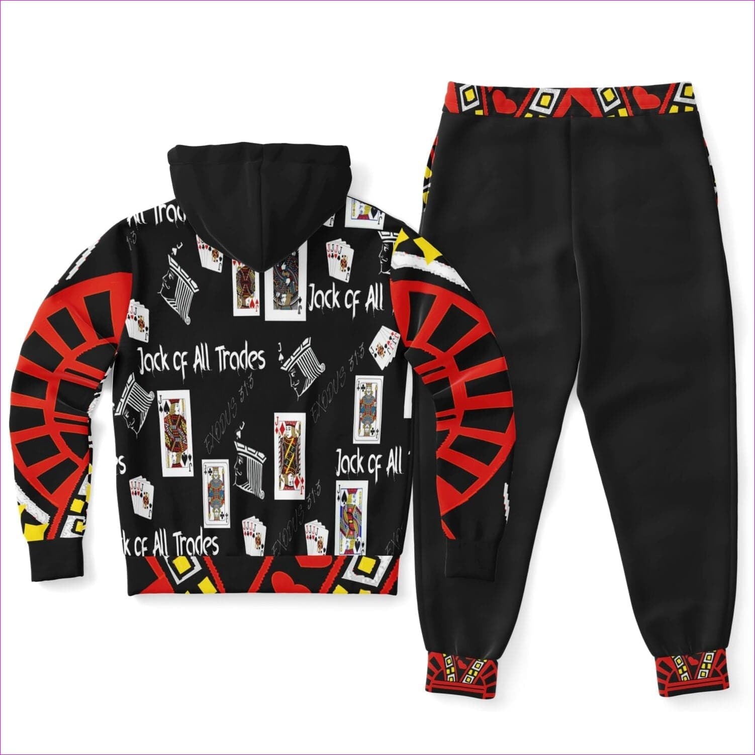 Jack Of All Trades Men's Jogging Suit - Fashion Ziphoodie & Jogger - AOP at TFC&H Co.