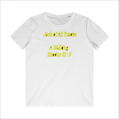 White Jack of All Trades Men's Organic Tee - Men's T-Shirt at TFC&H Co.