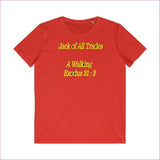 Red - Jack of All Trades Men's Organic Tee - Mens T-Shirt at TFC&H Co.