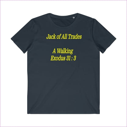 Navy Jack of All Trades Men's Organic Tee - Men's T-Shirt at TFC&H Co.
