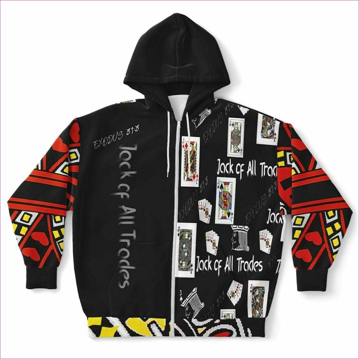 - Jack Of All Trades Men's Zip Hoodie Voluptuous (+) Size - mens hoodie at TFC&H Co.