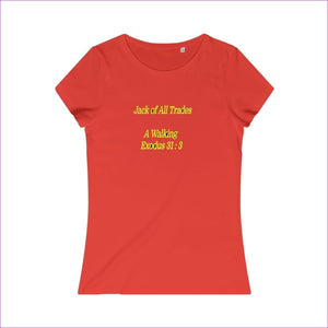 Red - Jack of All Trades Womens Organic Tee - womens T-Shirt at TFC&H Co.