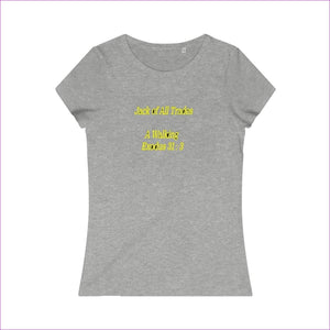 Heather Grey - Jack of All Trades Womens Organic Tee - womens T-Shirt at TFC&H Co.