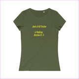 Khaki - Jack of All Trades Womens Organic Tee - womens T-Shirt at TFC&H Co.
