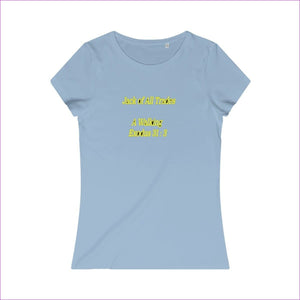 Sky Blue Jack of All Trades Womens Organic Tee - women's T-Shirt at TFC&H Co.