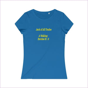 Royal Blue - Jack of All Trades Womens Organic Tee - womens T-Shirt at TFC&H Co.