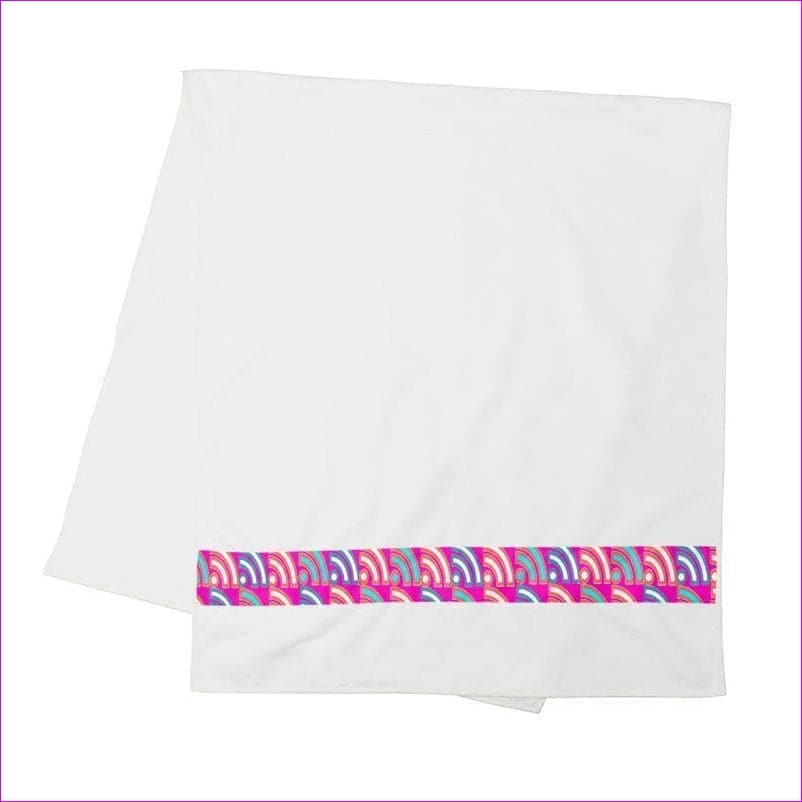 - Langis Home Strip Towel - Pink - towel at TFC&H Co.