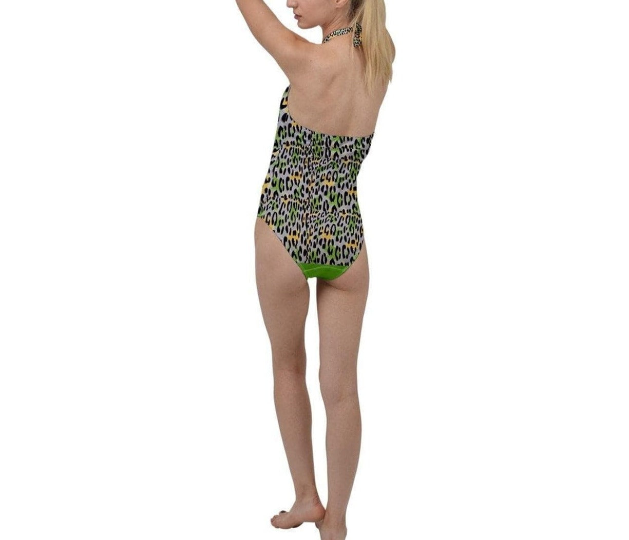 Leopard Splash Go with the Flow One Piece Swimsuit - women's one piece swimsuit at TFC&H Co.