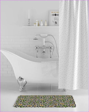 - Leopard Splash Home Bath Mat - bath mat at TFC&H Co.