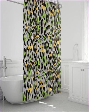 Leopard Splash Home Shower Curtain 72"x72" - shower curtain at TFC&H Co.