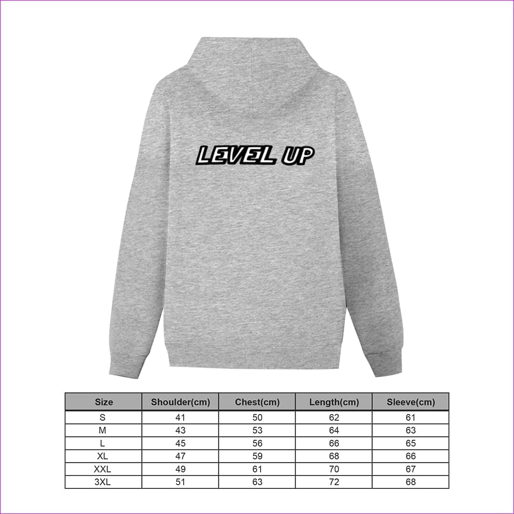 - Level Up Womens Back Print Hoodie with Pocket - womens hoodie at TFC&H Co.