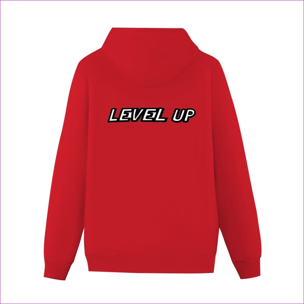 3XL Red - Level Up Womens Back Print Hoodie with Pocket - womens hoodie at TFC&H Co.