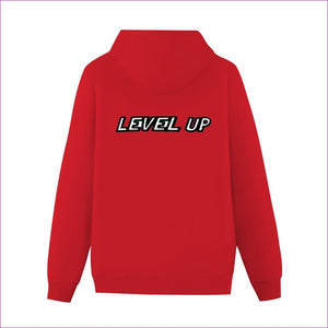 2XL Red - Level Up Womens Back Print Hoodie with Pocket - womens hoodie at TFC&H Co.
