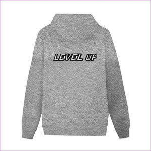 2XL Gray - Level Up Womens Back Print Hoodie with Pocket - womens hoodie at TFC&H Co.